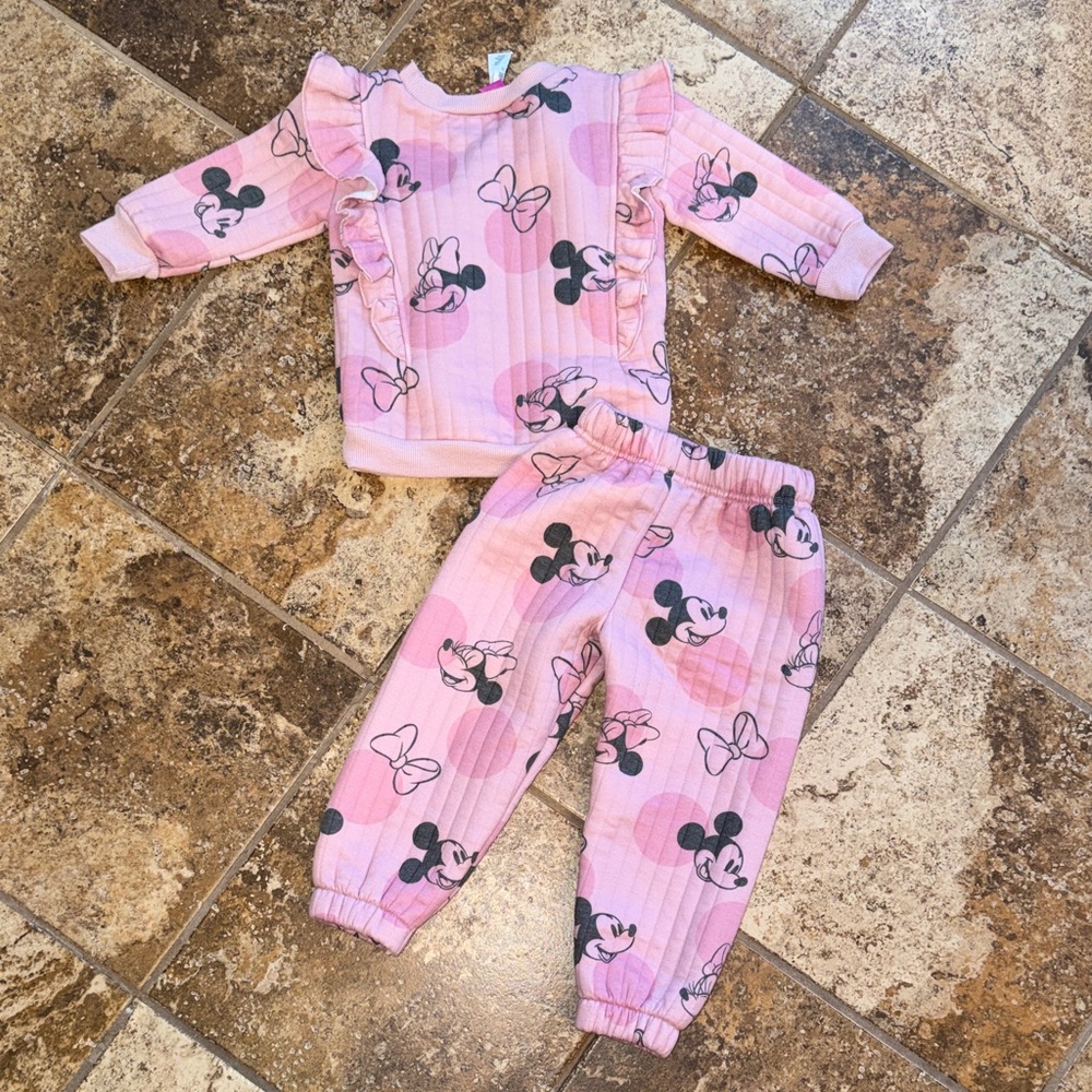 Disney Pink Minnie Mouse Set 2T